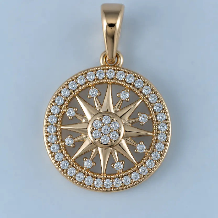 Celestial Sunburst  Pendant