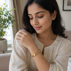 Cuban Link Rose-Gold Tone Statement Bracelet