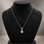 Solitaire CZ Pendant Necklace