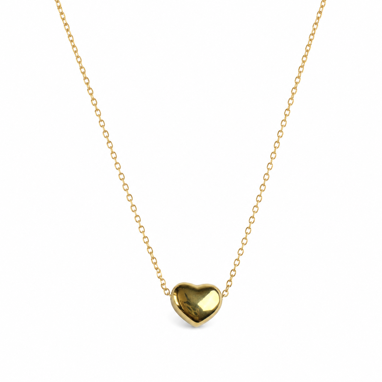 Glassy Heart Necklace