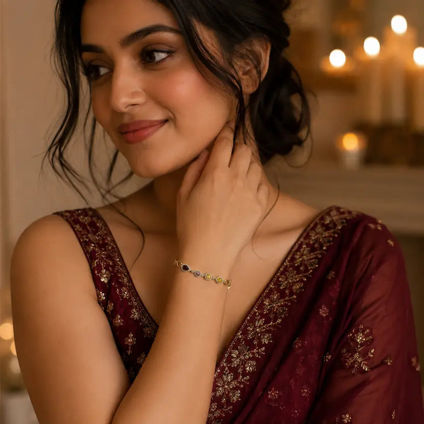Geometric Multicolor Bracelet