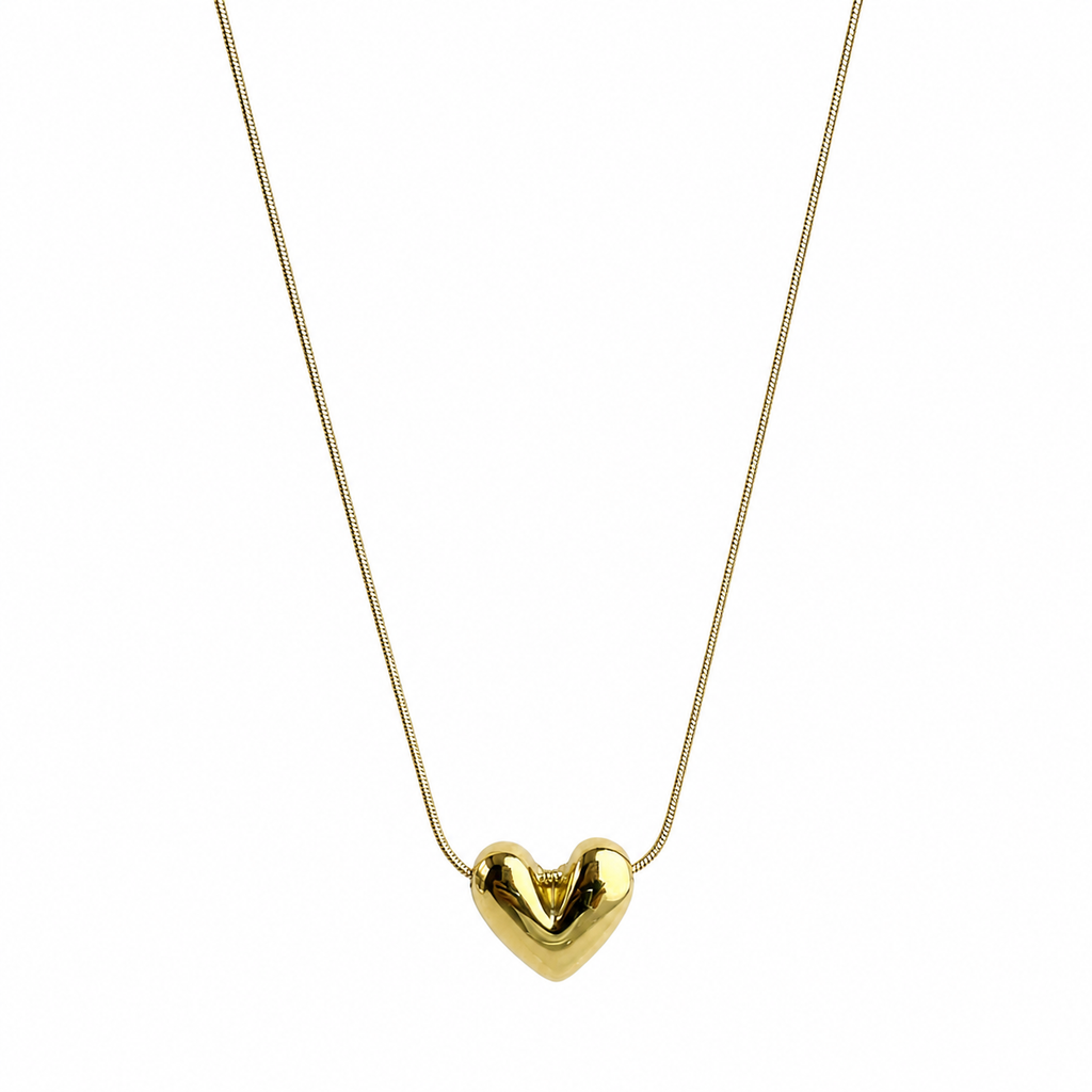 Dew Drop Heart Necklace