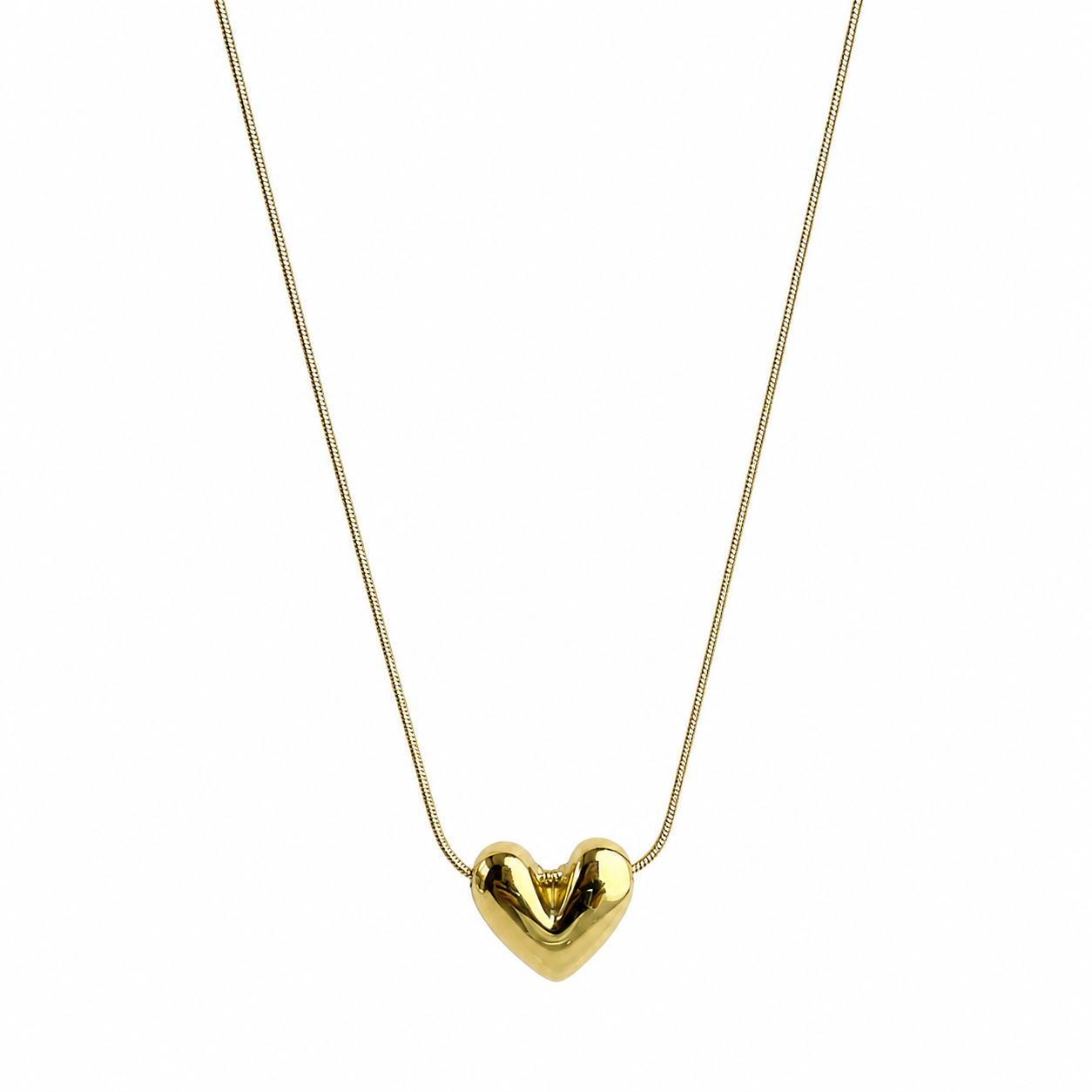 Dew Drop Heart Necklace