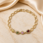 Geometric Multicolor Bracelet