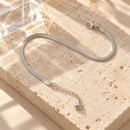 Snake Chain Silver Plated Bracelet