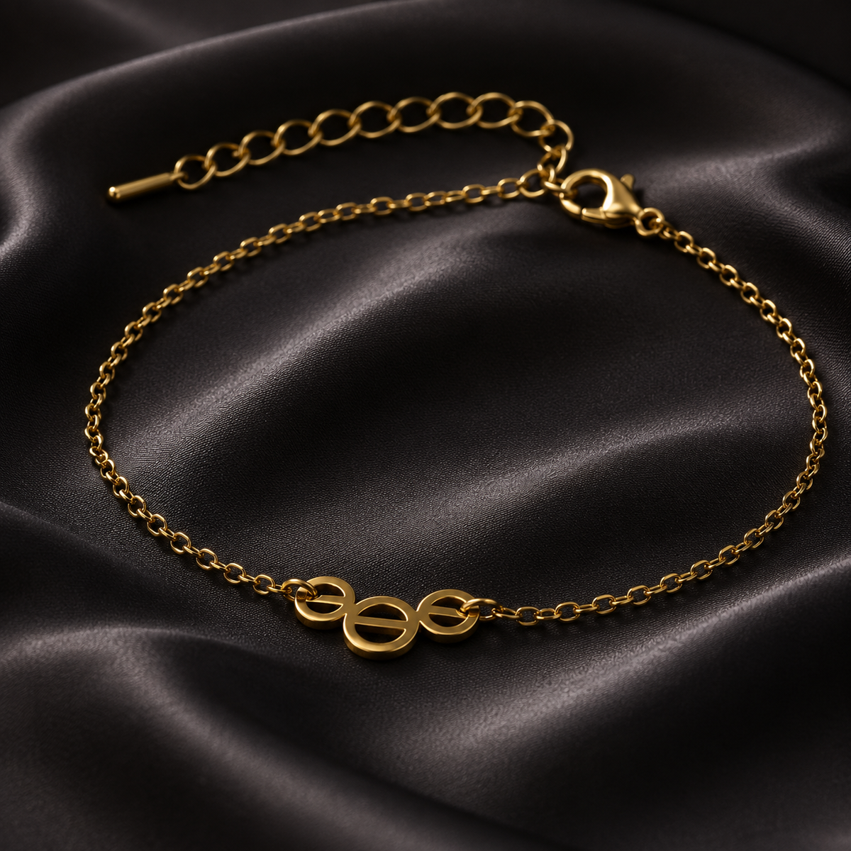 Whisper Circle Chain Bracelet