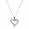 Open Heart Pendant Necklace