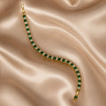 Emerald Tennis Adjustable Bracelet