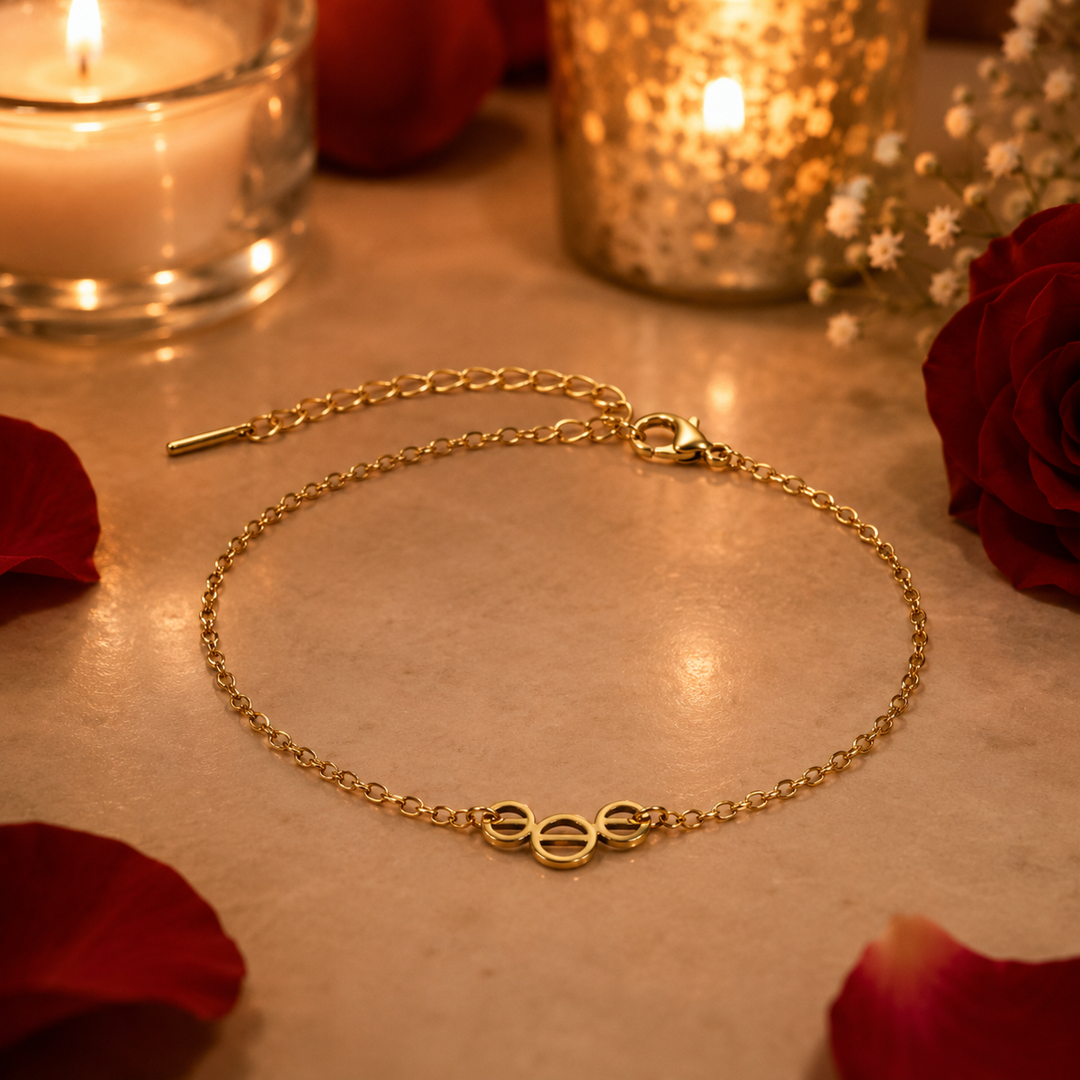 Whisper Circle Chain Bracelet
