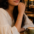 Brillant Heart Chain Bracelet