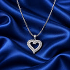 Open Heart Pendant Necklace