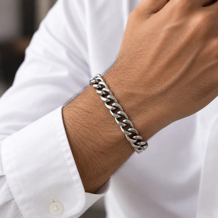 Classic Curb-Link Men's Bracelet
