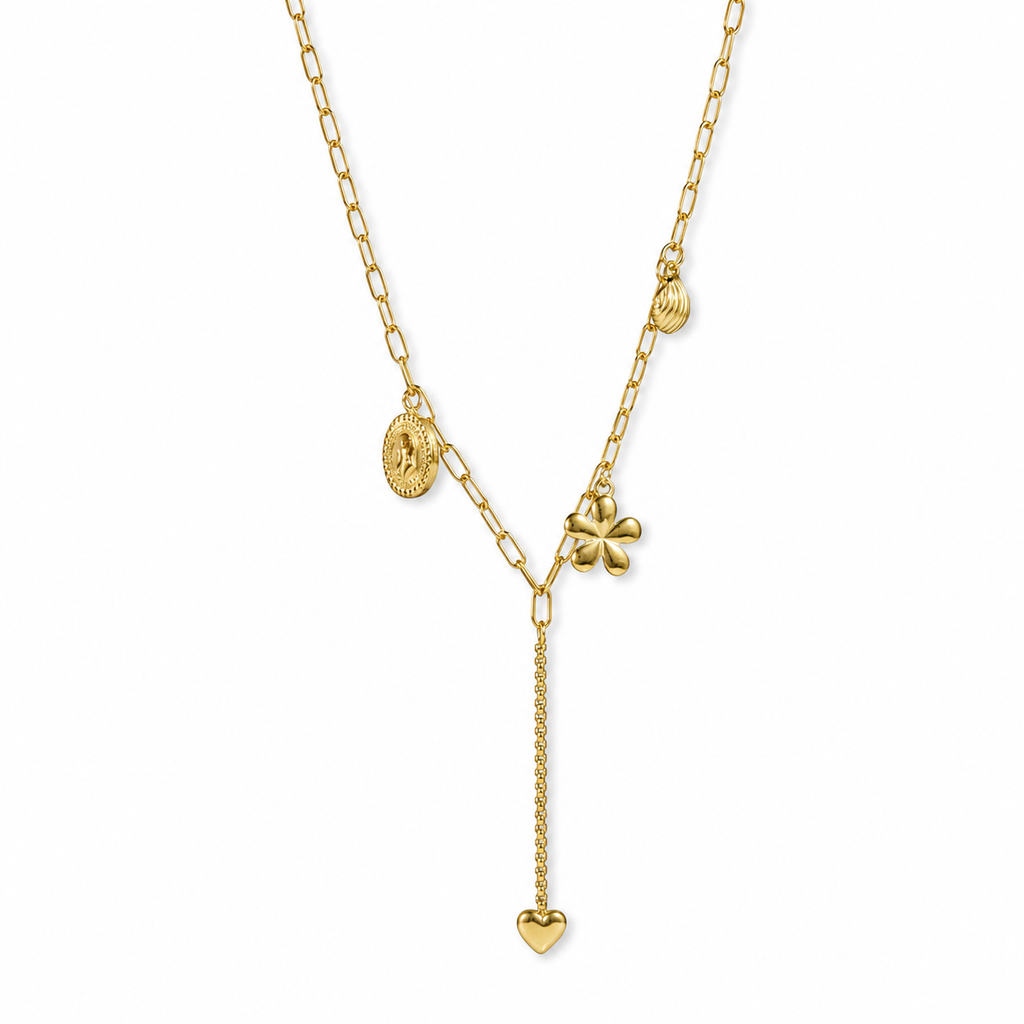 Wanderer Heart Charm Necklace