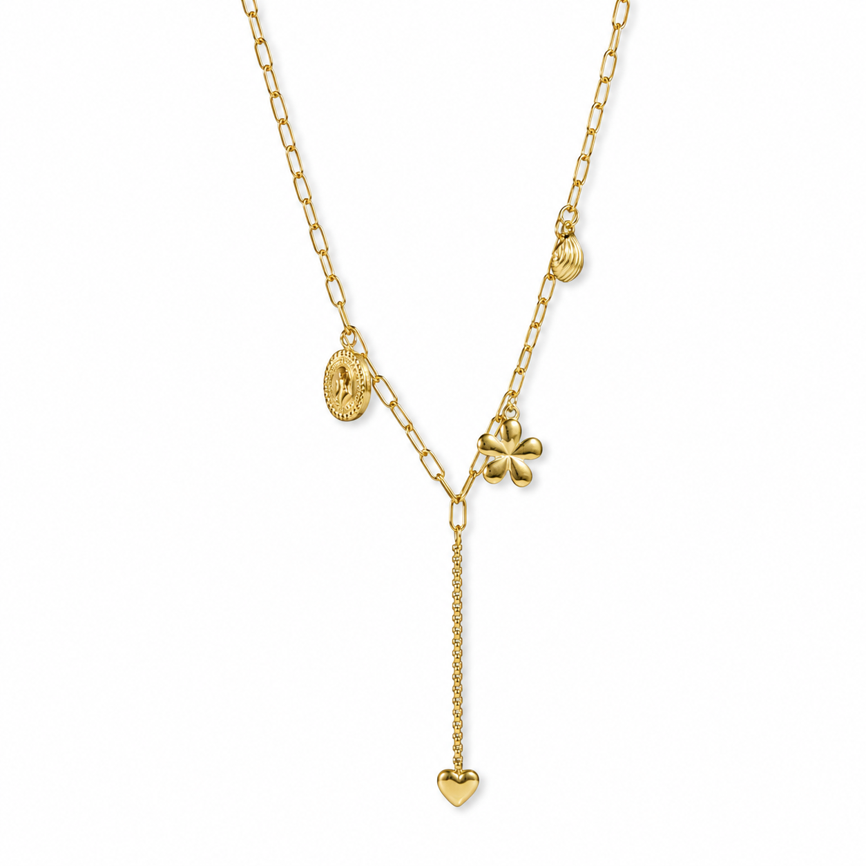 Wanderer Heart Charm Necklace