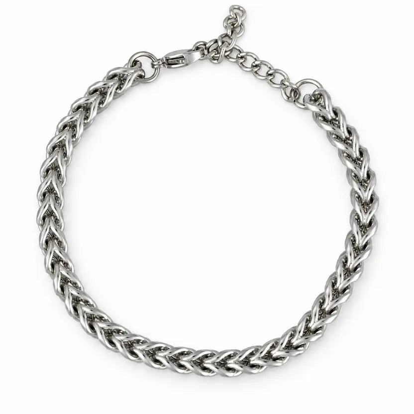 Double Wheat-Link Men's Bracelet
