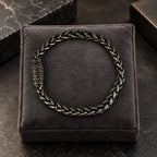 Gunmetal Magnetic Curb Men's Bracelet