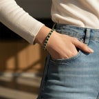 Emerald Tennis Adjustable Bracelet