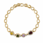 Geometric Multicolor Bracelet