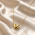 Dew Drop Heart Necklace