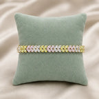 Multicolor Pastel Tennis Bracelet