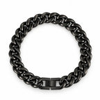 Black Cuban-Link Men's Bracelet