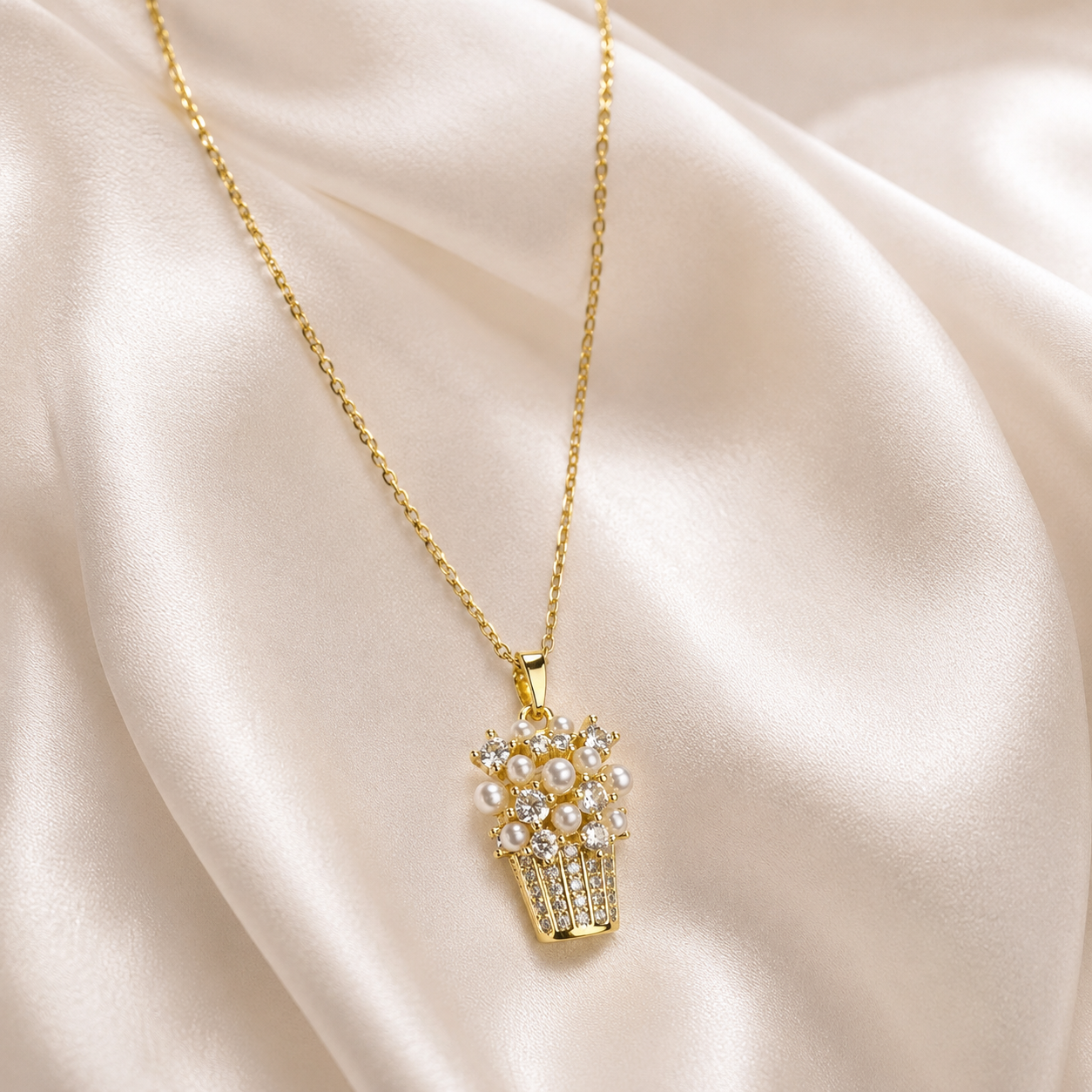Blossom Basket Necklace