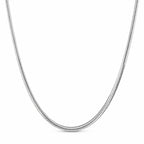 Silver Plated Snake Chain Necklace