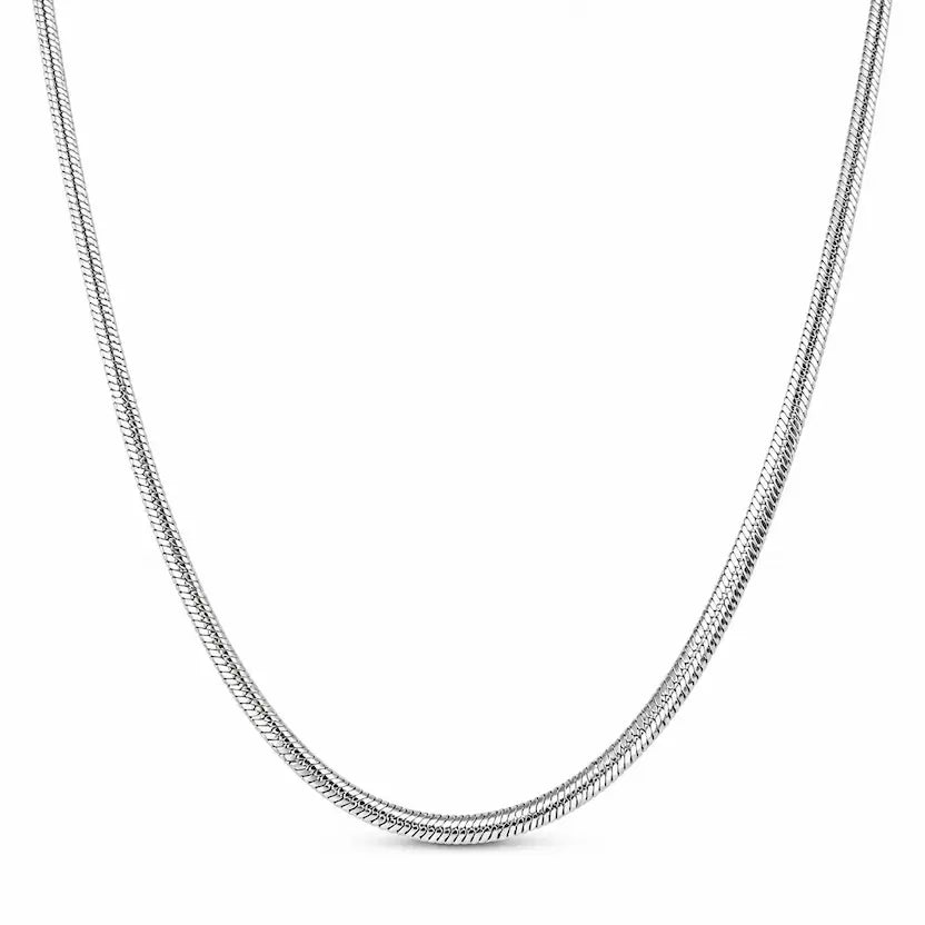 Silver Plated Snake Chain Necklace