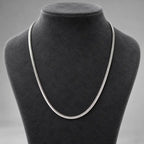 Silver Plated Snake Chain Necklace
