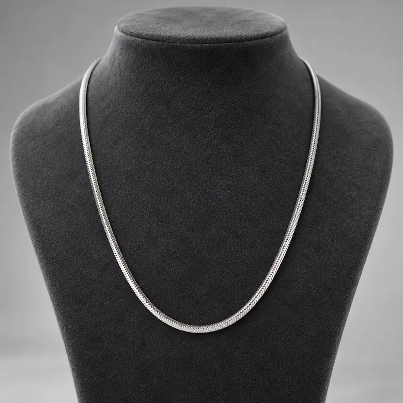 Silver Plated Snake Chain Necklace
