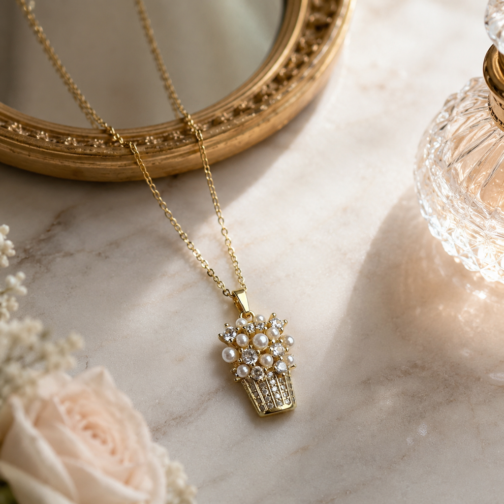 Blossom Basket Necklace