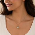Heart Captured White Sapphire Necklace