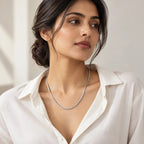 Silver Plated Snake Chain Necklace