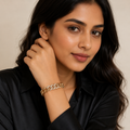 Cuban Link Rose-Gold Tone Statement Bracelet