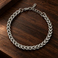 Double Wheat-Link Men's Bracelet
