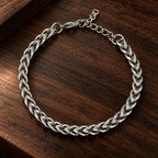 Double Wheat-Link Men's Bracelet