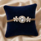 Solitaire Oval Layered Bracelet