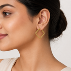 Minimal Square Hoop Earrings