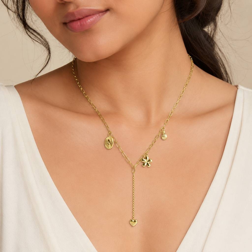 Wanderer Heart Charm Necklace