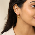 Minimal Round Hoop Earrings