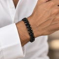 Black Cuban-Link Men's Bracelet