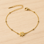 Daisy Solitaire Chain Bracelet