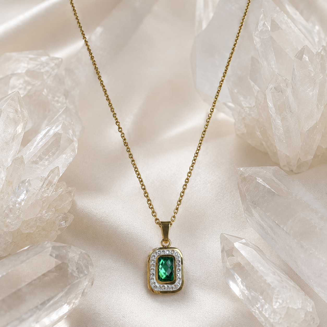 Classic Emerald Necklace