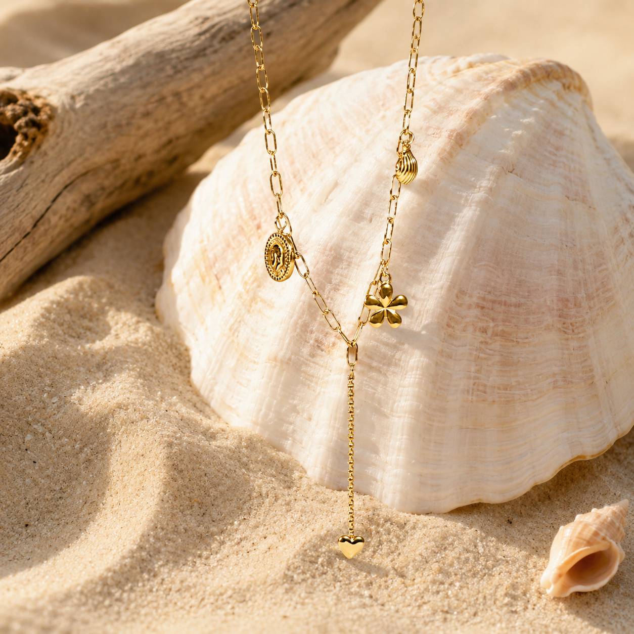 Wanderer Heart Charm Necklace