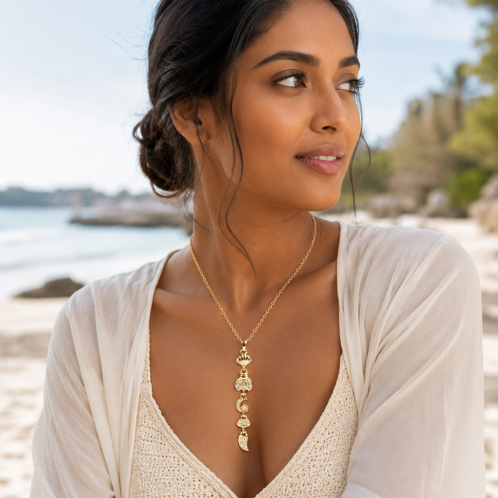 Coastline Charm Necklace
