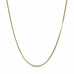 Sleek Gold-Tone Chain Necklace