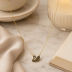 Black Swan Pendant Necklace