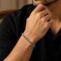 Slim Curb-Link Men's Bracelet