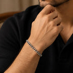 Slim Curb-Link Men's Bracelet