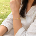 Heart Link Lace Chain Bracelet